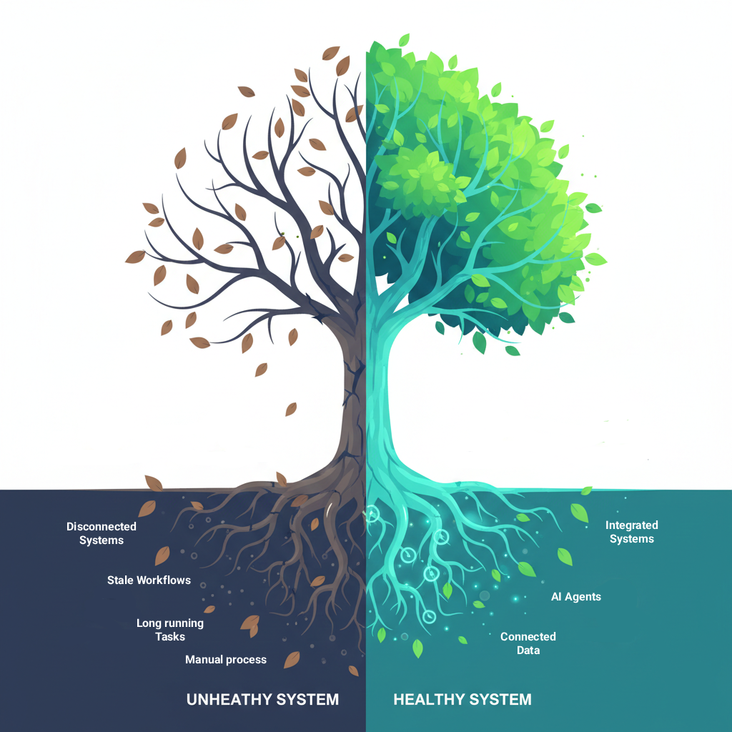 From disconnected chaos to connected systems